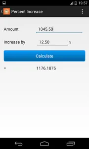 Percentage (%) Calculator screenshot 1