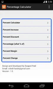 Percentage (%) Calculator screenshot 8