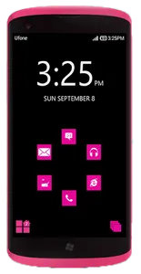 SL WP7 Inspired Pink Theme screenshot 0