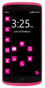 SL WP7 Inspired Pink Theme screenshot 1