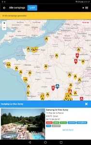 alle campings in Frankrijk screenshot 14