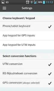 UTM RD GPS converter screenshot 6