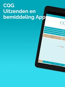 CQG Uitzenden en bemiddeling screenshot 8