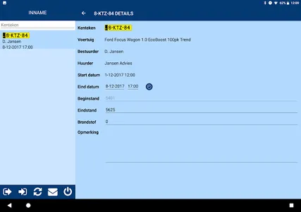 RentWise inname- uitgifteapp screenshot 12