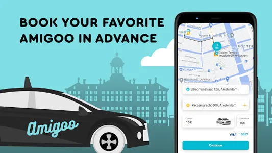 Amigoo: your Taxi in Amsterdam screenshot 2