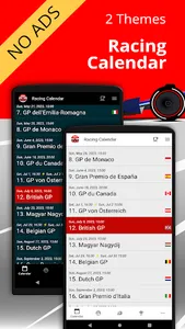 Racing Calendar 2023 - Donate screenshot 0