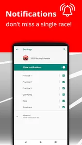 Racing Calendar 2023 - Donate screenshot 2