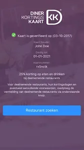 Diner Kortingskaart screenshot 2