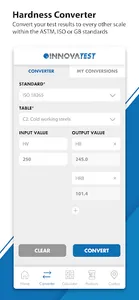 Hardness Converter INNOVATEST screenshot 1