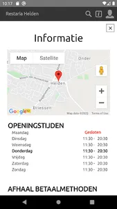 Restaria Bestelapp screenshot 2