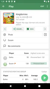 Board Game Stats screenshot 3