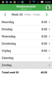 ENKMobile Uren screenshot 0
