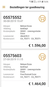 Proactis Approval App screenshot 1