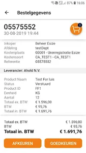 Proactis Approval App screenshot 2