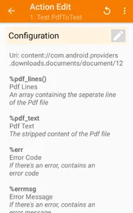 PDF to Text Tasker Plugin screenshot 0