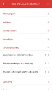 Checklijsten screenshot 1