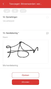 Checklijsten screenshot 3