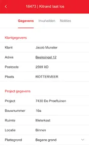 Leveranciers screenshot 2