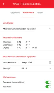 Leveranciers screenshot 3