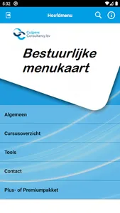 Bestuurlijke menukaart screenshot 1