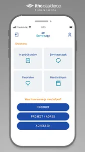 App de service Itho Daalderop screenshot 0