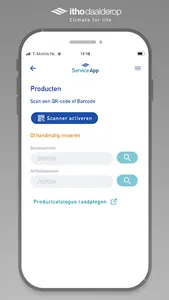 App de service Itho Daalderop screenshot 1