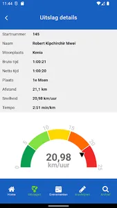 Uitslagen.nl screenshot 2