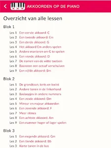 Akkoorden op de piano (demo) screenshot 14