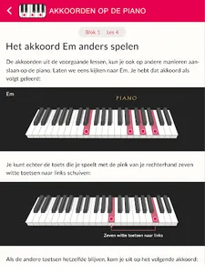 Akkoorden op de piano (demo) screenshot 19