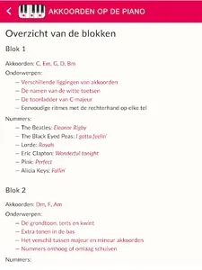 Akkoorden op de piano (demo) screenshot 23