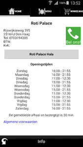 Roti Palace Den Haag screenshot 4