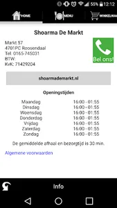 Shoarma De Markt Roosendaal screenshot 4