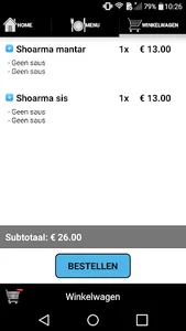 Turan Shoarma Oudenbosch screenshot 2