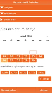 Hypnose praktijk Rotterdam screenshot 0