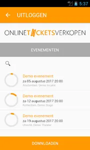 Online Tickets Verkopen Entree screenshot 0