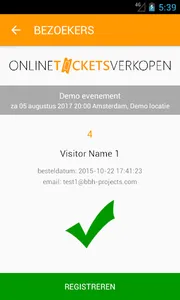 Online Tickets Verkopen Entree screenshot 3