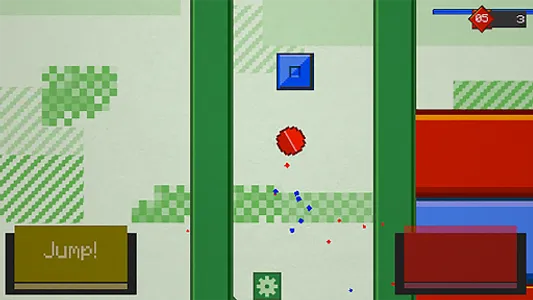 Blue red jump screenshot 2