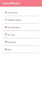 Care4Heart - Patient Selfcare  screenshot 0