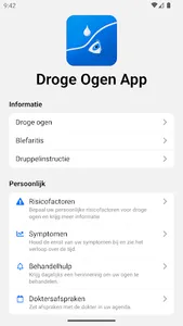 Droge Ogen App screenshot 1