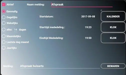 Alzheimerklok screenshot 7