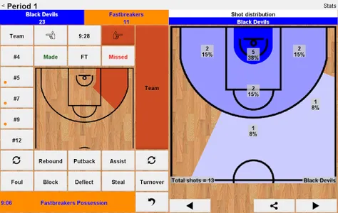 Easy Basketball Stats screenshot 5