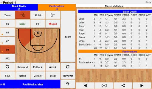 Easy Basketball Stats screenshot 6