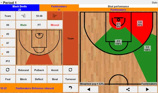 Easy Basketball Stats screenshot 7