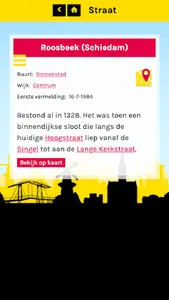 Straatnamen van Schiedam screenshot 2