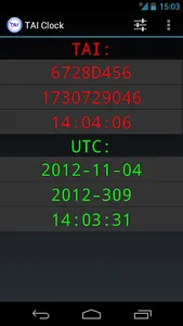 TAI Clock and Converter screenshot 0