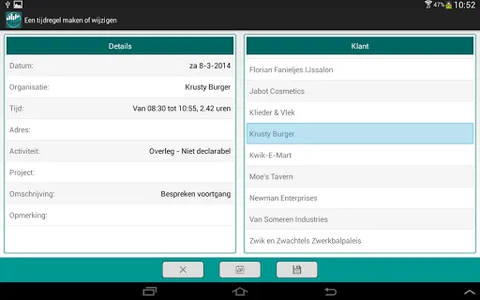 Uurapp - Urenfacturatie screenshot 7