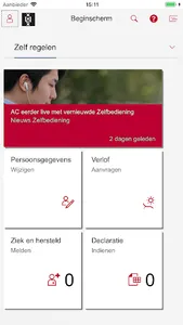 Zelfbediening UvA screenshot 0