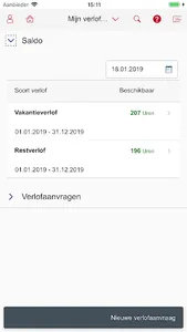 Zelfbediening UvA screenshot 1