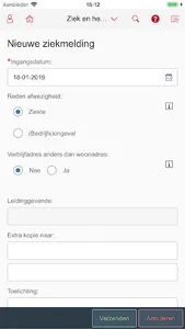 Zelfbediening UvA screenshot 2