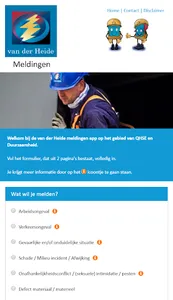 Van der Heide Meldingen screenshot 0